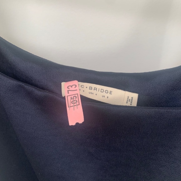 Bec + Bridge The Dreamer Square Neck Dress in Ink—Size 4, Great Bridesmaid Dress - Picture 7 of 10